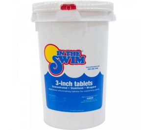 In the Swim 3 inch Chlorine Tablet Bucket – 50 Pound